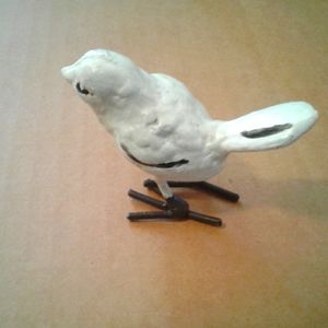 LITTLE METAL BIRD White